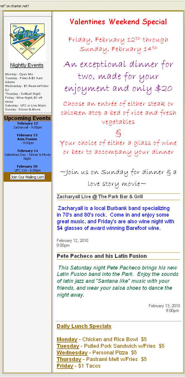 The Park Bar and Grill