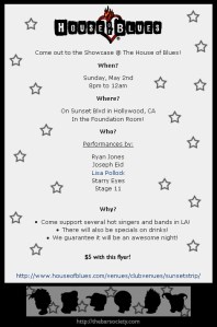 House of Blues Flyer