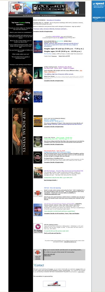 Singles Mingle in LA