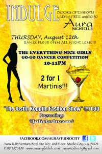 INDULGE Thursday August 12th